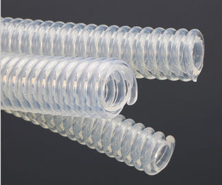 Il grado medico ondulato silicone trasparente FDA del tubo flessibile ha certificato