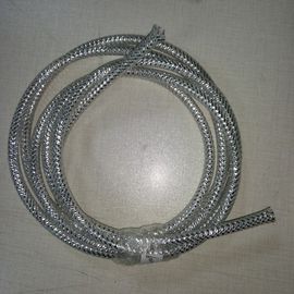 Silver Round Flexible Wire Mesh Sleeve For Gifts / Lights Decoration Accessories