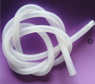 Nontoxic Transparent Corrugated Flexible Tubing EVA / PE Medical Hose Type