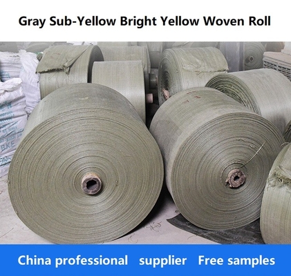 Gray Sub Bright Yellow Woven rotola il vergine pp 1200D tubolare di 100%