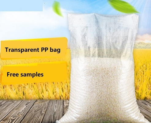 Pp trasparenti vuoti Mesh Netting Bags Polypropylene Woven Logo Printing