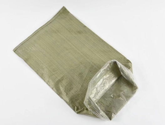 Borse tessute pp di plastica del polipropilene per 25kg agricolo 50kg 100gsm