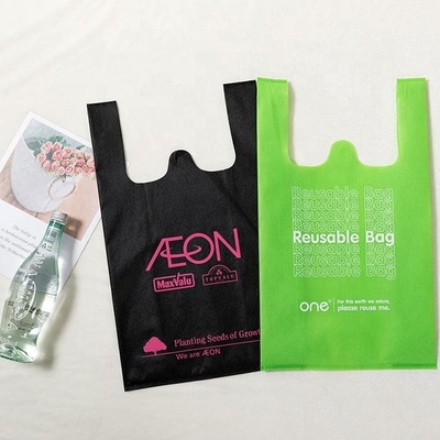 Borsa da spesa non tessuta per alimentari riutilizzabile riciclata